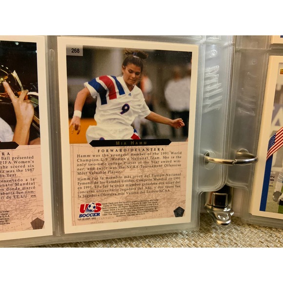 1994 Upper Deck World Cup USA Contenders Complete Set Cards #1-330 - Mia Hamm RC - Picture 8 of 14
